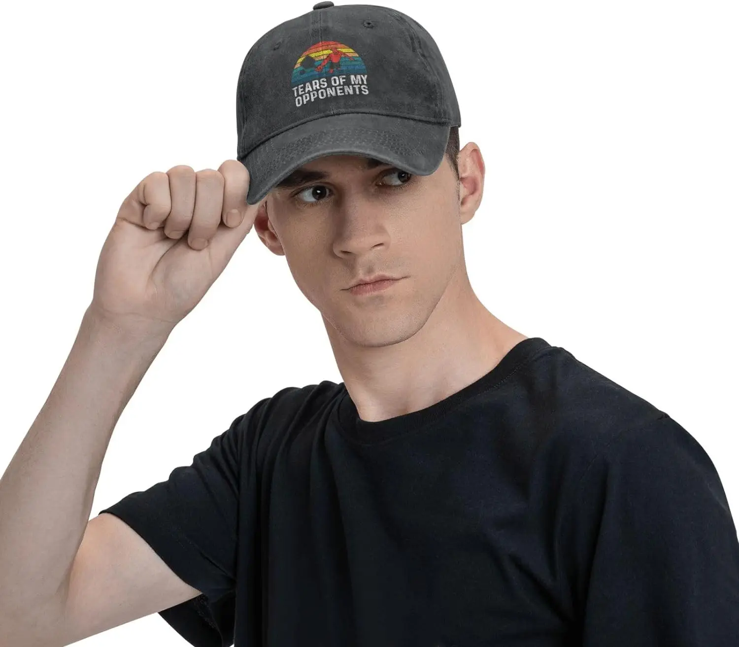 Tears of My Pickleball Opponents Hat for Men Dad Hats Graphic Hats