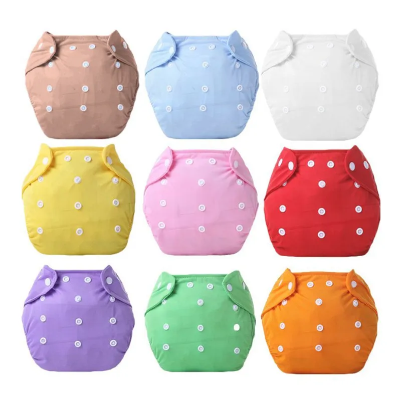 Cloth diapers baby reusable washable adjustable waterproof newborn kids pocket
