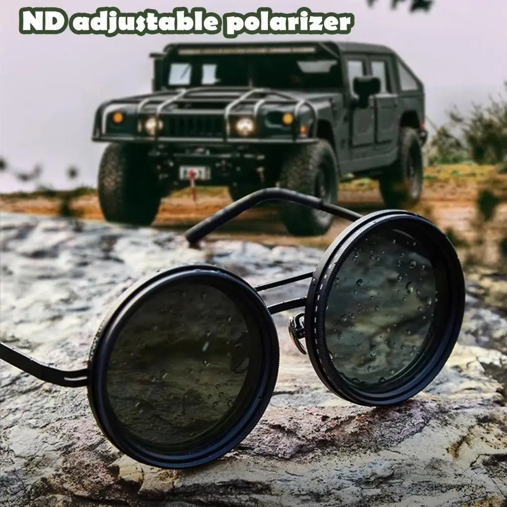 Mountaineering Fishing Sunglasses 9-speed ND2-400 Adjustable Dimming UV Anti-UV Polarized