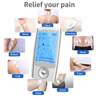 16 Mode Dual Output Ems Muscle Stimulator TENS Digital Massager Acupuncture EMS Massager Physiotherapy Device Fast Dropship 2