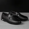 Luxury Men Casual Shoes Genuine Leather Men Loafers Handmade Slip-On Flats Leisure Walk Mocasines High Quality Man Driving Shoes 6