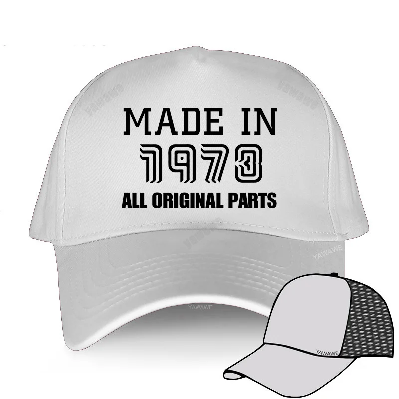 ball caps for men Made In 1973 Baseball Caps Adjustable Fashion Unisex Hats Cool Birthday Gift 1973 Cap ball caps for men Baseball Caps