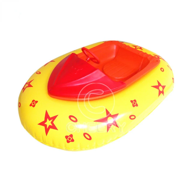 Portable water kids small paddle boat one person hand pedal boat Inflatable  bumper boat - AliExpress