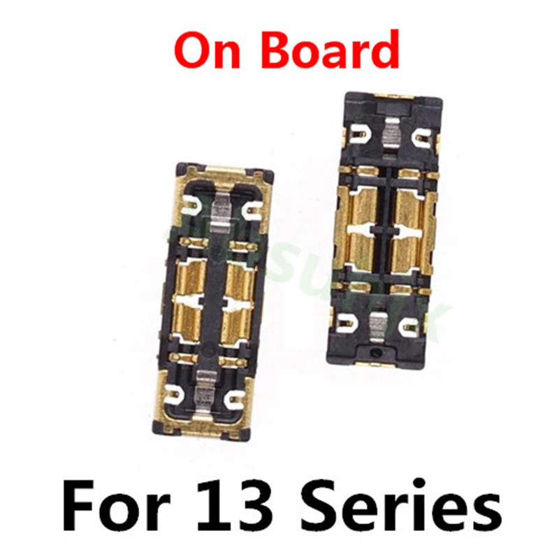 10pcs 배터리 FPC for iPhone 11 12 13 14 15 Pro Max 12Mini X XS XR 6 6S 7 8 Plus 커넥터 포트 온보드 클립 플러그 플렉스 케이블