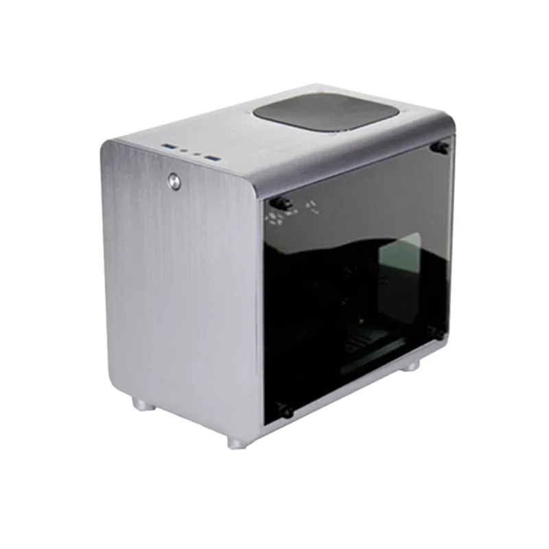 PC Gamer Case Desktop Micro Air Chassis For ITX Motherboards ATX Gabinete All-aluminum Frame Computer Cooling Case