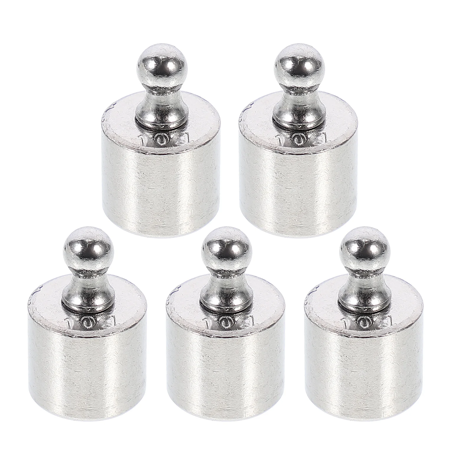 5 יחידות 10 גרם משקולות כיוונון מפלדת דיוק משקולות מאזן משקולות סולם דיגיטלי כלי כיוונון למעבדה מדידה