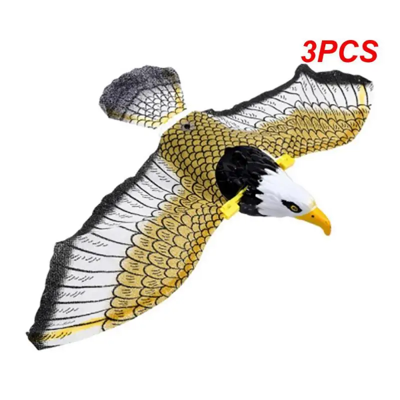 

3PCS Fake Flying Hawk Decoy Bird Deterrent Devices Scare Birds Away Pigeon Repellent for Garden Scarecrow Yard Bird Repeller