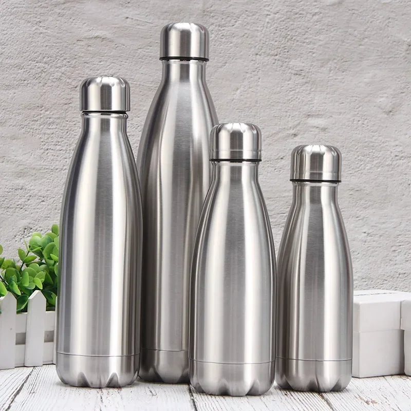 Sports Water Bottle Sports Bottle Water Bottle Stainless Steel Water Bottle 1 Liter Items Drink Bottle for Sport Travel Cups 500 750 1000ml Water Bottles