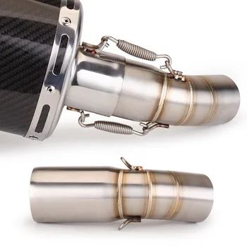 Slip On Exhuast For Benelli Leoncino 500 BJ500 Motorcycle Exhaust Pipe Escape Middle Link Pipe Exhuast DB Killer Muffler