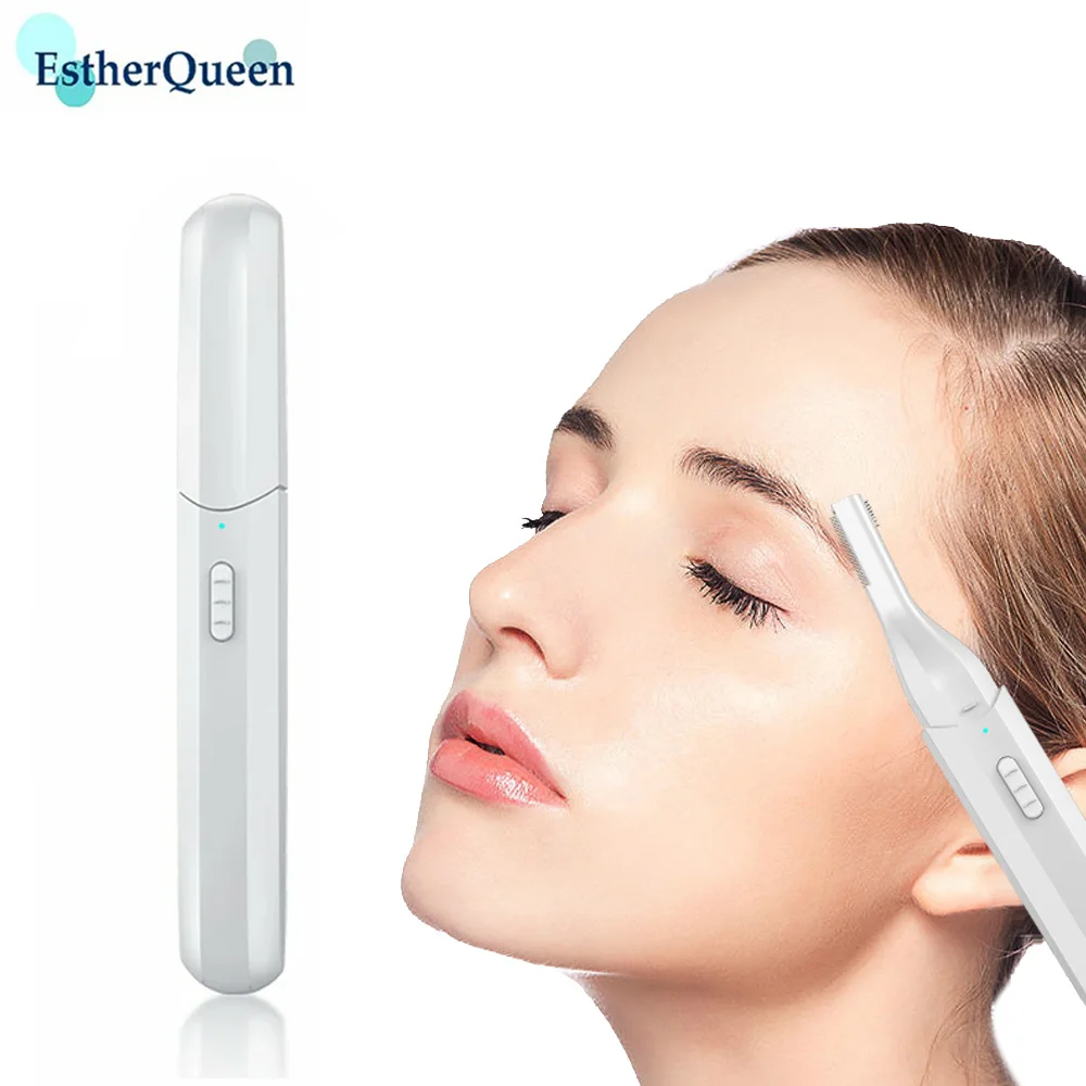 EstherQueen-Multi-purpose-USB-Eyebrow-Trimmer-Rechargeable-Makeup ...