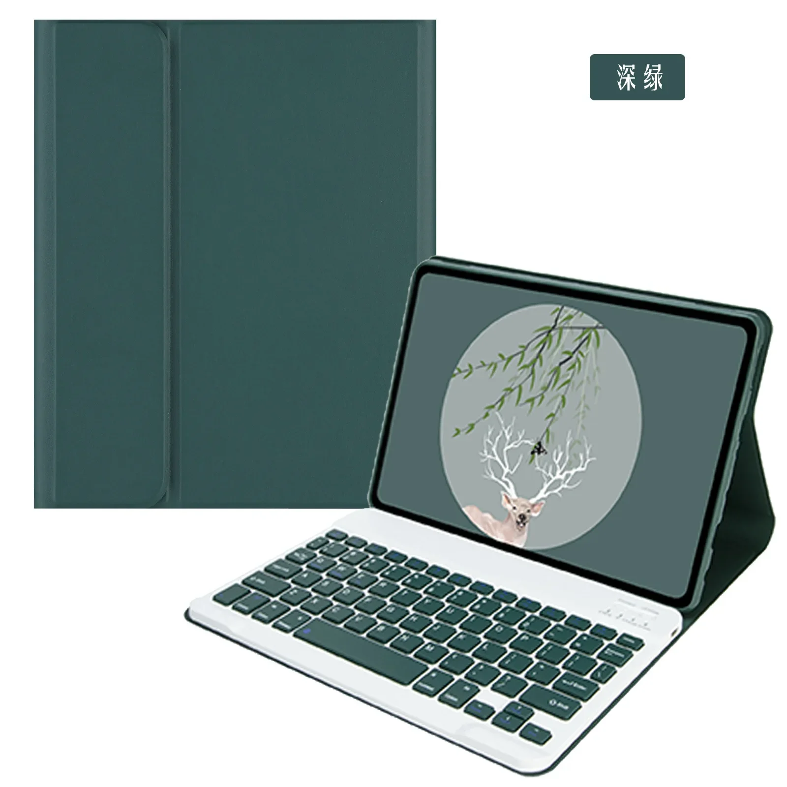 Smart Keyboard Case for 11-Inch Tablet with Detachable Keyboard Cover