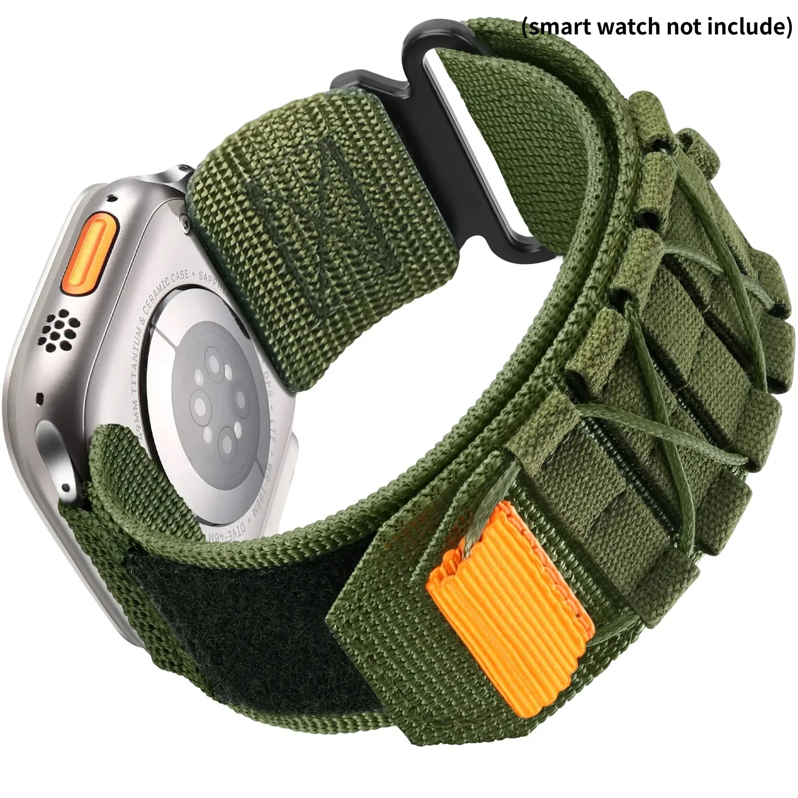 Tactical Sport Nylon Trail Strap for Apple Watch - Durable and Stylish Bracelet for Active Lifestyles