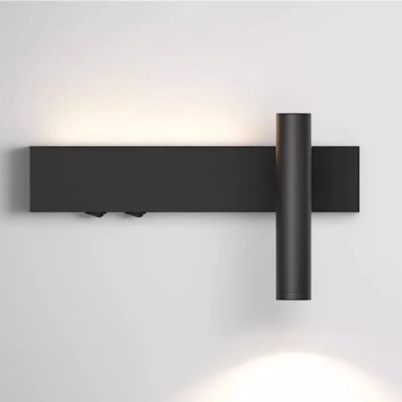 Modern LED Wall Lamp for Bedroom and Living Spaces - Elegant Atmosphere and Spotlight Design