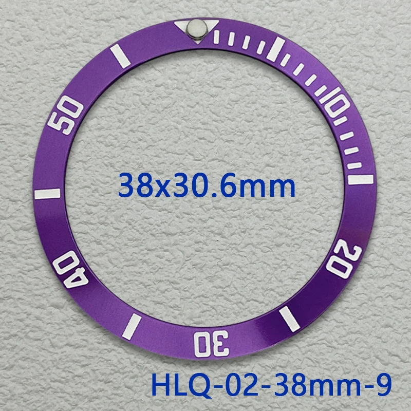 Elegant Beveled Aluminum Watch Bezel – 38mm x 30.6mm