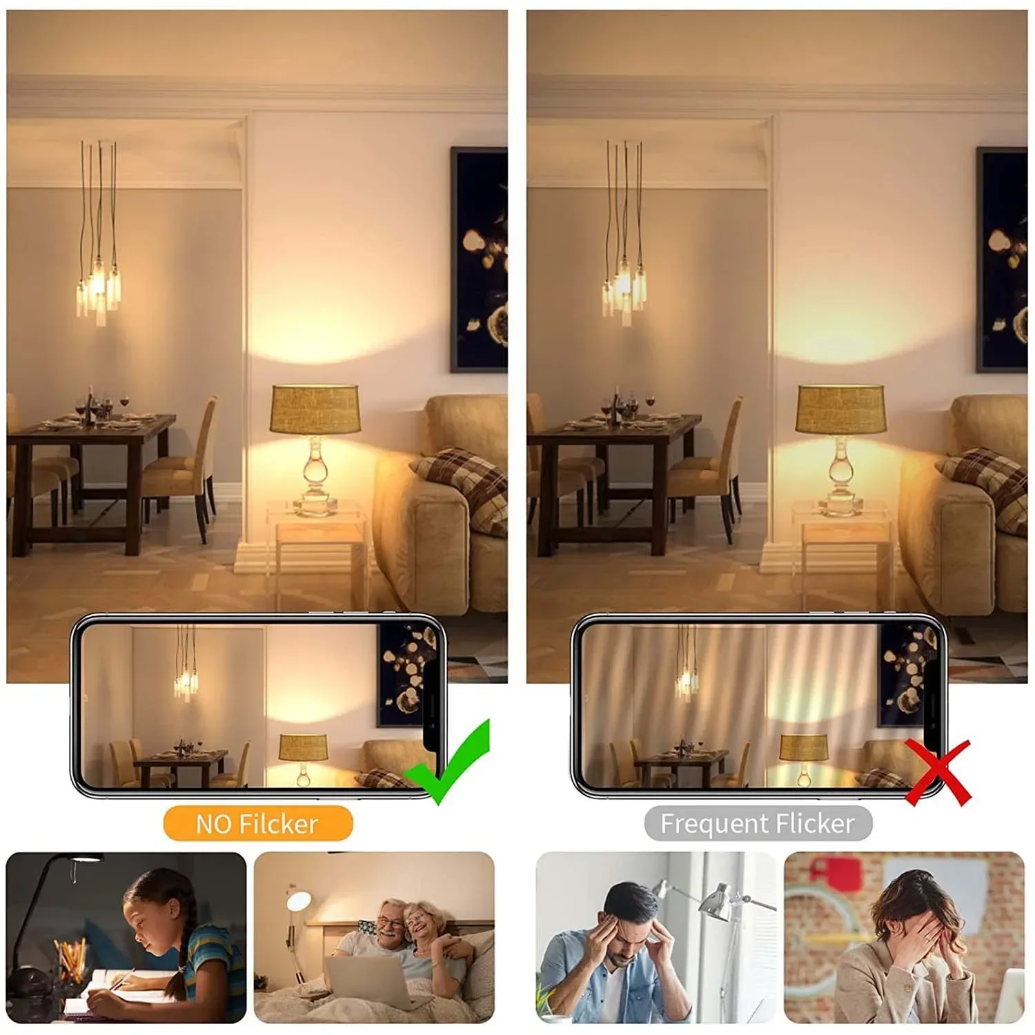 8 팩 G9 LED 전구 2700K 3W 33W 할로겐 상당 LED 램프 220V G9 전구 샹들리에 360LM 비디밍 가능 홈 조명