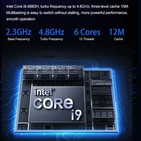 2023 Gaming Notebooks I9 Laptops Computer PC Windows 11 15.6 inch Intel I9-9880H 64GB RAM Dual M.2 2TB SSD DDR4 Backlit WiFi 2