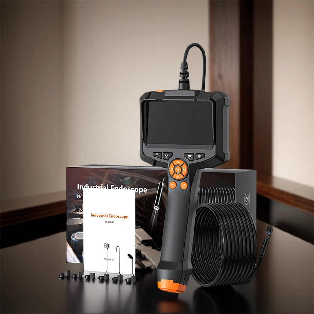 4.3인치 IPS 스크린을 갖춘 산업용 내시경 카메라 휴대용 자동차 테스터 자동차 검사용 Type-C 충전식 HD1080P 내시경