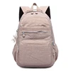 TEGAOTE 2024 Nylon A4 Large Capacity Laptop School Women Men Backpack Lightweight Travel Bag Blue Grey Black Red Purple M1604 6