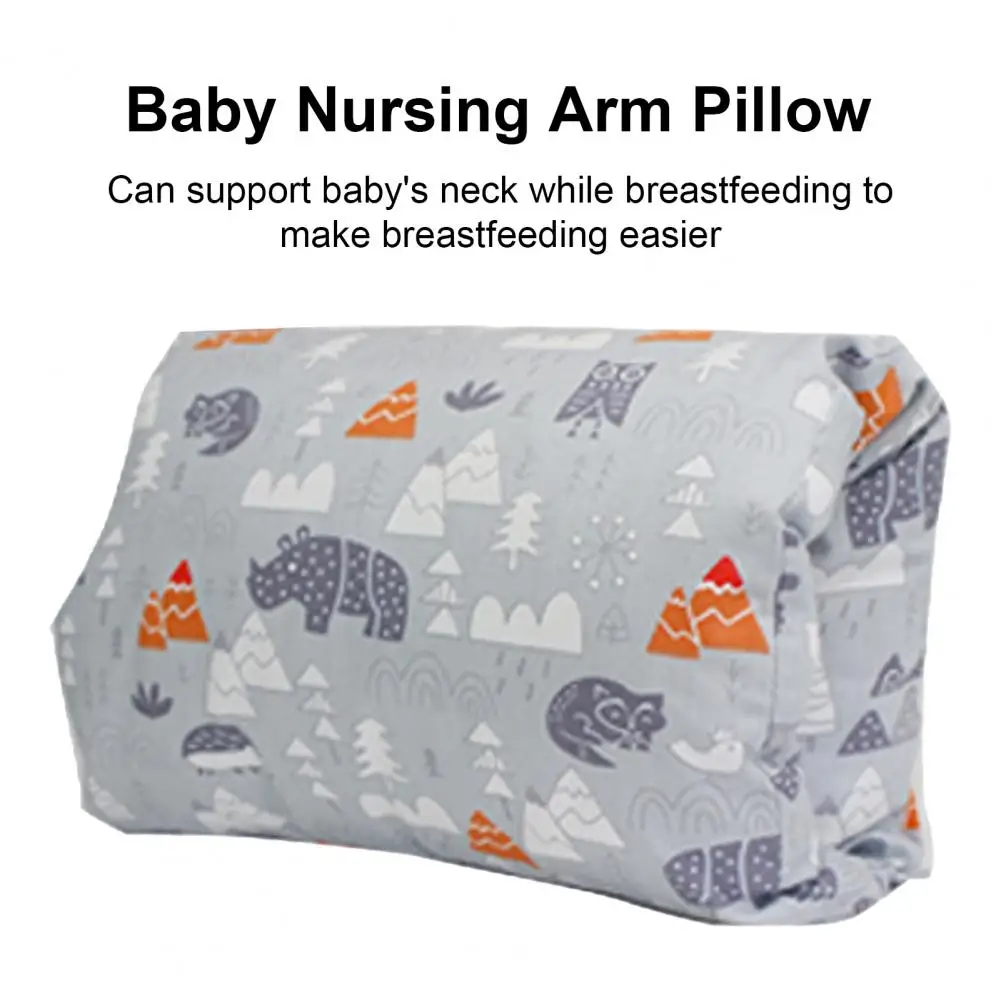 Supportive Arm Pillow Arm Pillow for Breastfeeding Cartoon Pattern for Baby Nursing Breastfeeding Cozy Bottle