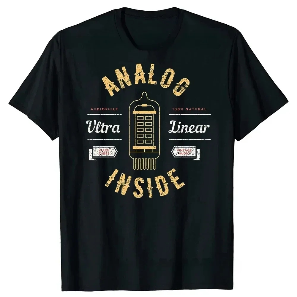 Vintage VU Meter Sound Engineer Graphic Cotton T-Shirt