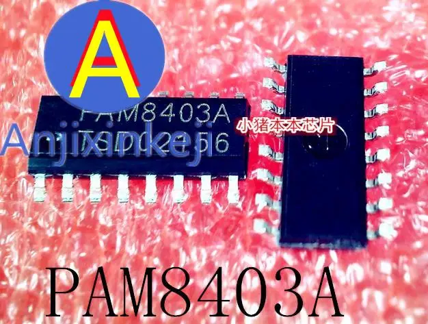 

10 шт. 100% оригинальный новый PAM8403A PAM8403 SOP-16