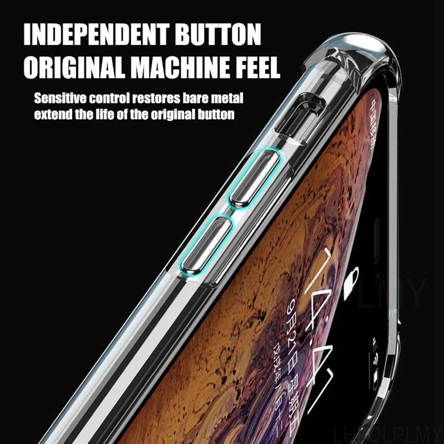 Durable Shockproof Silicone Smartphone Case with Clear Protection Cover