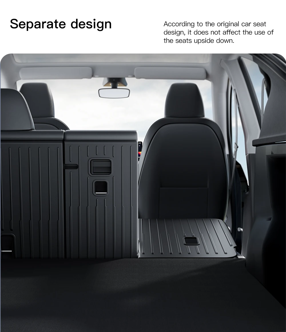 Rear Trunk Side Anti-Kick Pad For Tesla Model Y Juniper 2025 TPE Full Coverage P