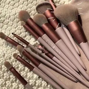 13 Pcs Makeup Brushes Set Eye Shadow Foundation Women Cosmetic Powder Blush Blending Beauty Make Up Tools 2