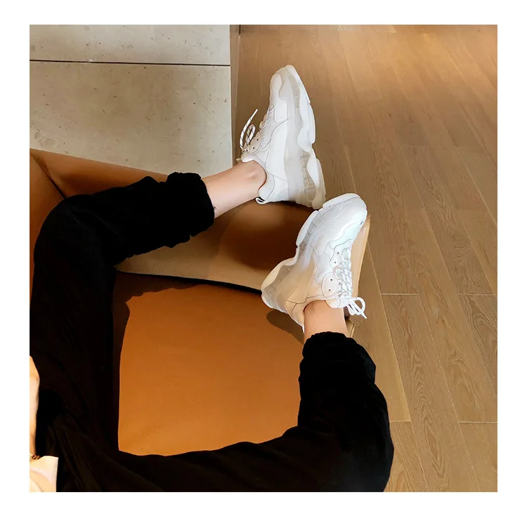 Women Shoes Casual Sneakers Women Sneakers Women Platform Breathable Sneakers Autumn Fashion Casual Shoes Ankle strap mesh shoes women