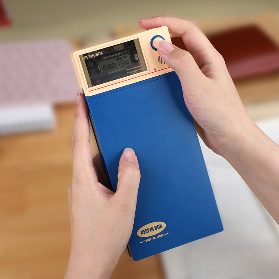 Keepin Box Universal Smartphone Timing Lock Box Portable Student Self-Discipline Cell Locking Case Restrict Mobile Phone Use