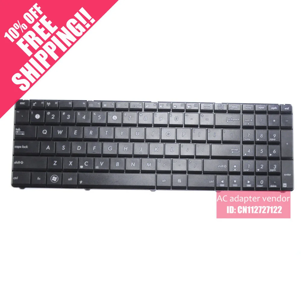 

New Replace FOR ASUS X53B X53U x53 K53T K73KT laptop keyboard