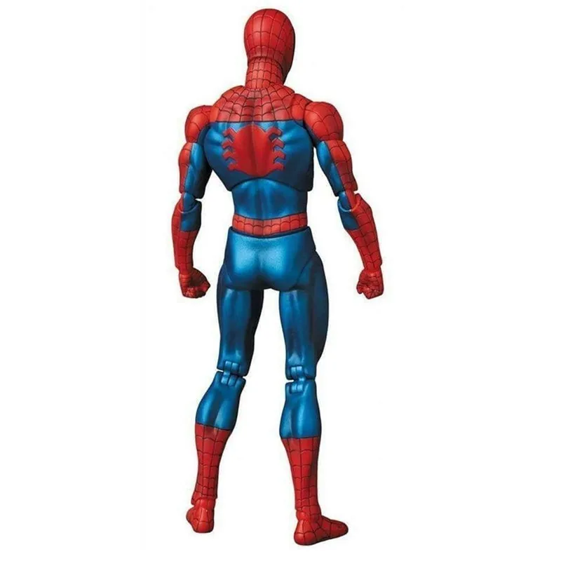 16cm Anime Marvel Spiderman Action Figure In Stock Original Medicom Mafex 075 The Amazing Collectible Model Birthday Gift