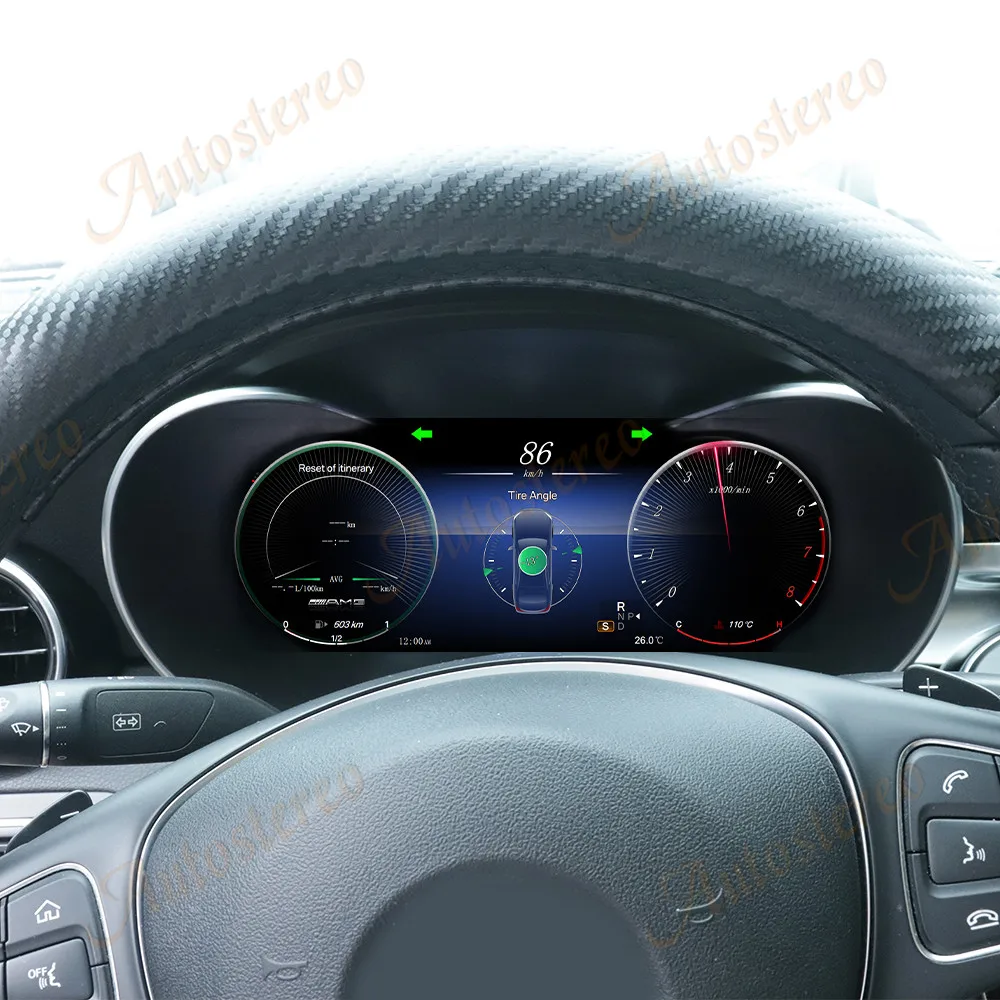 Car Digital Cluster Carplay Virtual Cockpit Screen For Mercedes Benz X Class W47