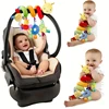 Baby crib winding with rattle bell paper multi-functional stroller hanging bell early education toy cart pendant 1