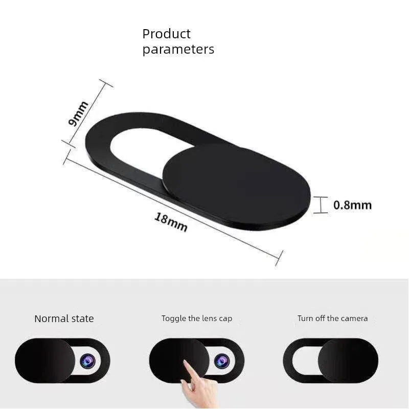 Sliding Webcam Cover - Privacy Sticker for Laptops, Tablets, and Phones