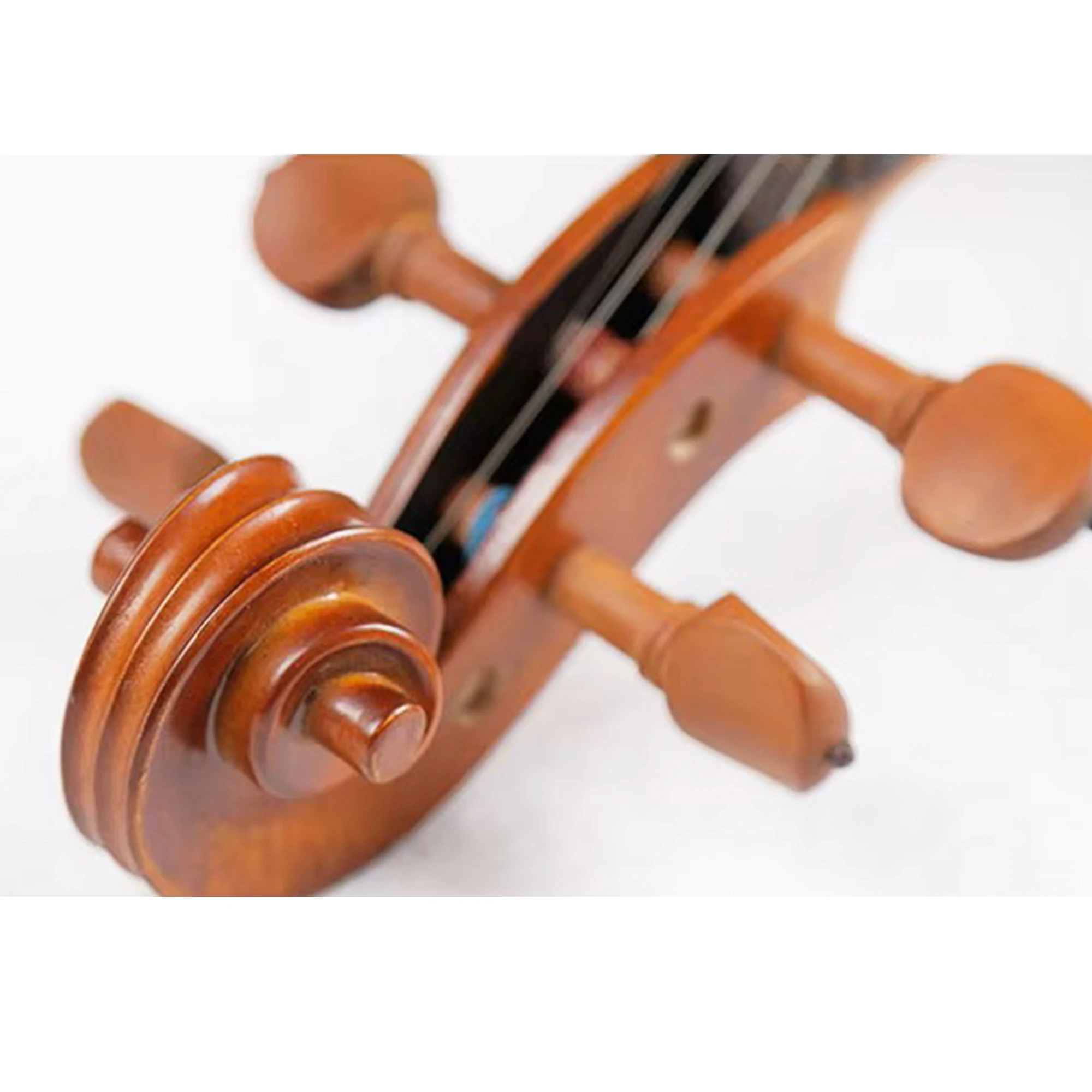 Handmade Antique Viola with Piano Case and Strings Maple, Natural Flame Matte String Instrument Viola 15-16inch