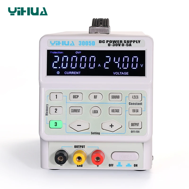 YIHUA 150W 3005D 5A 30V DC Power Supply Adjustable Laboratory Po