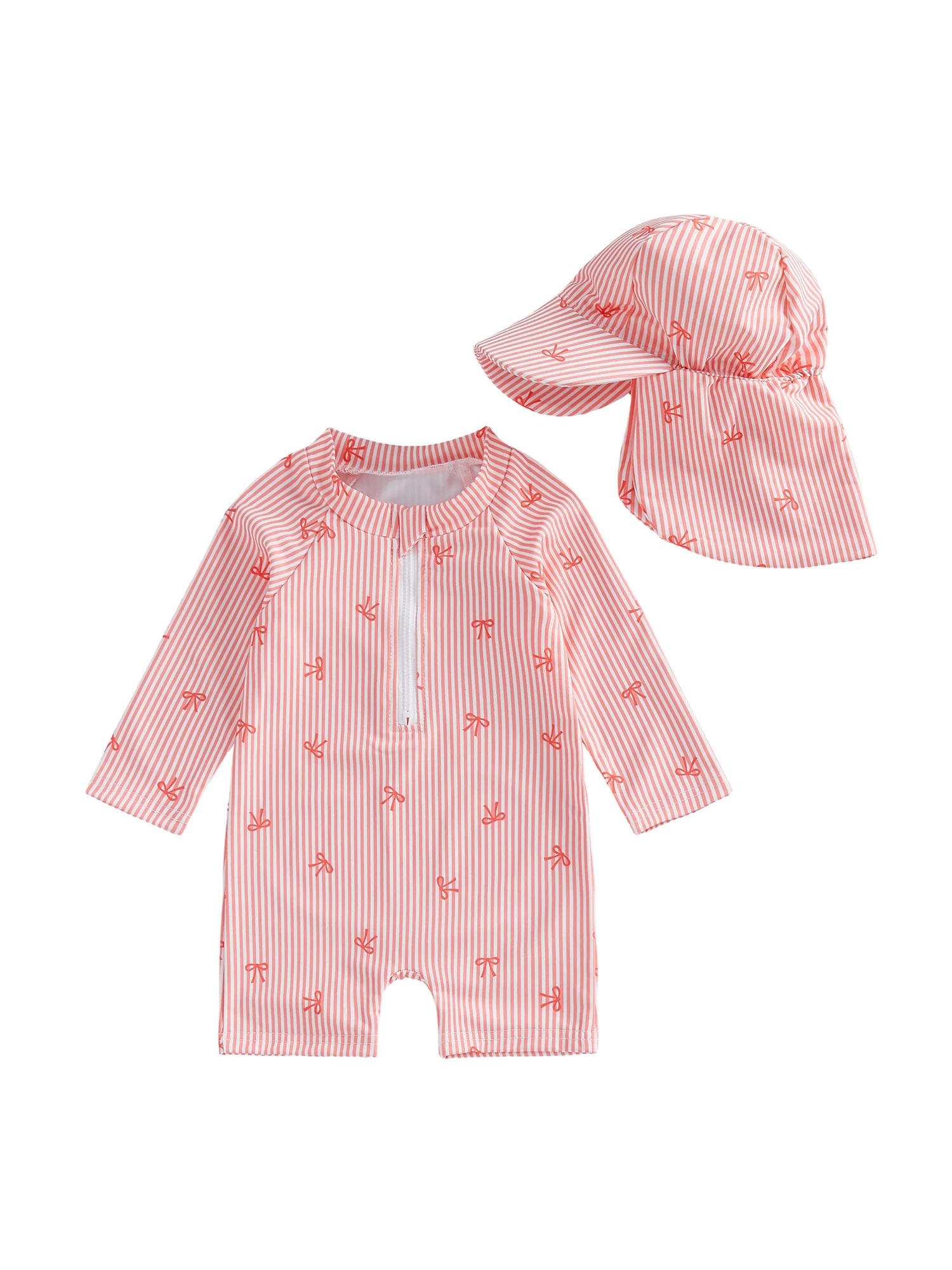 Toddler Girl Floral Swimsuit Set 3