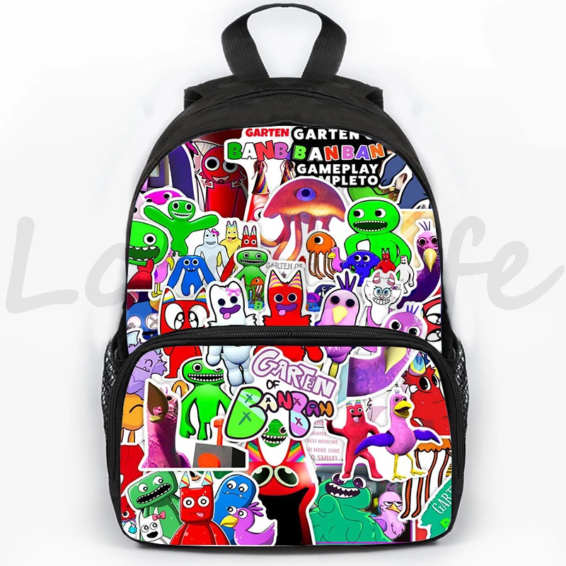 Garten Of Banban Jogo de Horror Mochila Crianças Meninos Meninas Cartoon  Escola Bag Viagem Ombro Mochila