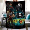 Halloween Blanket, Horror Movie Halloween Blanket - Super Soft and Cozy for Sofa, Bed, Travel and Camping - 1 Piece 1
