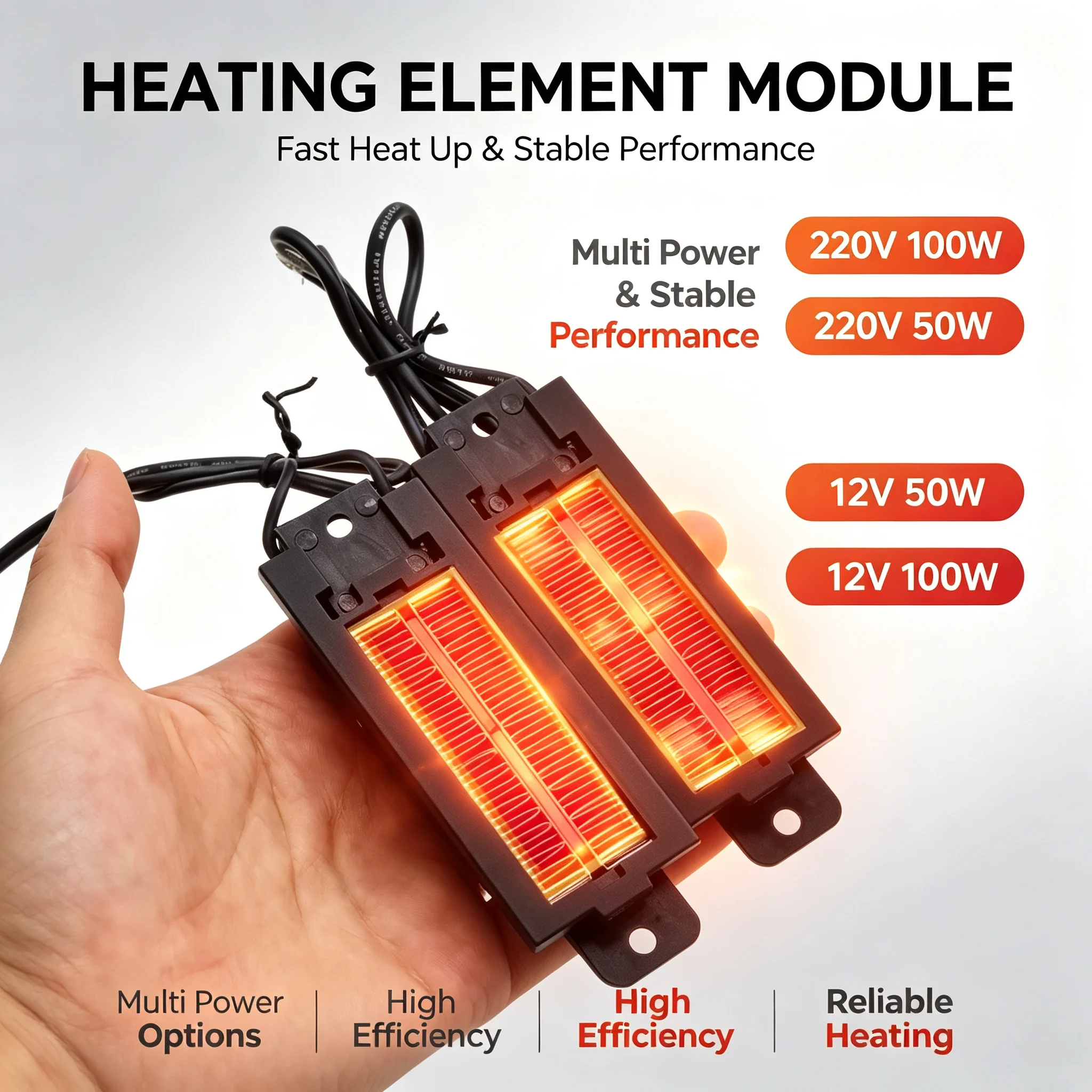 Advanced Portable PTC Thermostatic Air Heater with Insulation