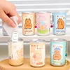Portable Canned Wet Wipes for Children Cleaning Cloths with Creative Cartoon Chain Cute Small Bell Barreled Cans 30 Sheets 1
