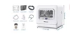 Portable Countertop Dishwasher Air Drying Fully automatic household installation-free disinfection and intelligent lavavajillas 3