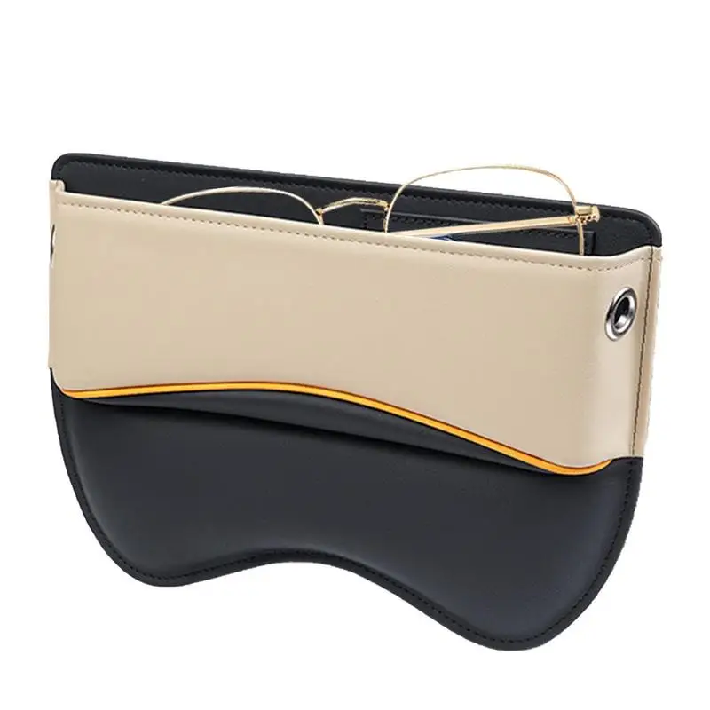 

Car Seat Storage Box PU Leather Car Seat Box Storage Filler 2 In 1 Wear Resistance Crevice Filler For Automotive Car Home