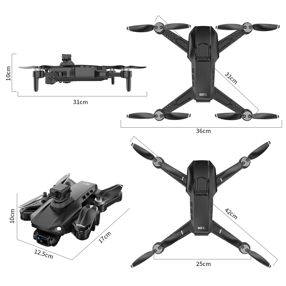 L900 PRO SE MAX GPS Drone 4K Professional HD Dual Camera Laser Obstacle Avoidance Brushless RC Quadcopter Fodable Helicopters 6