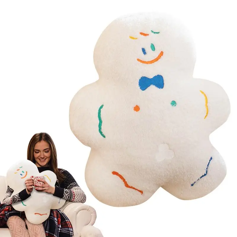 

Рождественская Имбирная подушка для мужчин 17 дюймов, рождественские игрушки, мягкие плюшевые подушки для мужчин