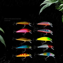  10pcs Hot Model Sinking Minnow Fishing Lures 5.5cm 7g Jerkbait Bass Pike Carkbait Wobblers Swimbait Professional Bait 