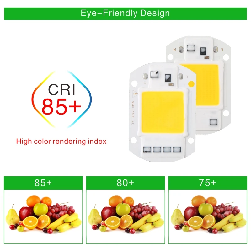 LED Chip 10W 20W 30W 50W 110V 220V COB Chip No Need Driver LED Lamp Beads for Flood Light Spotlight Lampada DIY Lighting