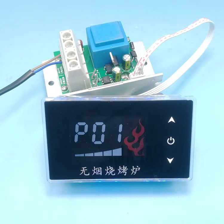 LCD Screen Touch Button Kebab Oven Electric Oven Thermostat Barbecue