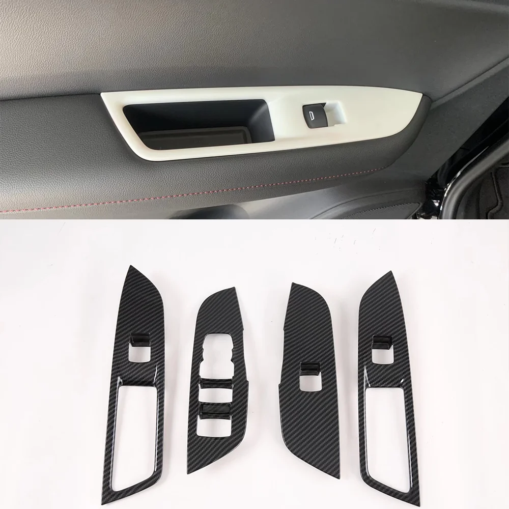 Carbonfaser Console Overlay Für Audi A3 8Y 2019-2021 - Mittelkonsole Schutz